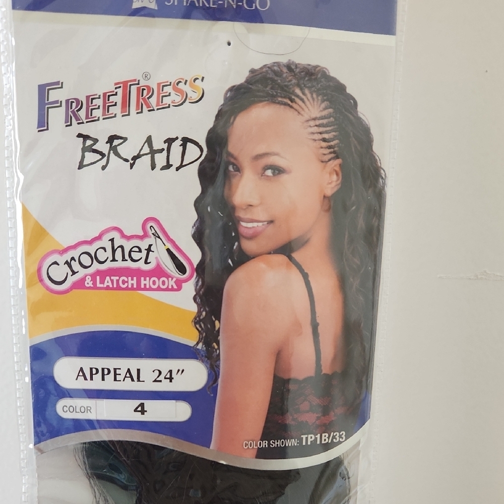 Braid Appeal 24" Crochet Hair - Black (Color 4) - Picture 2 of 5